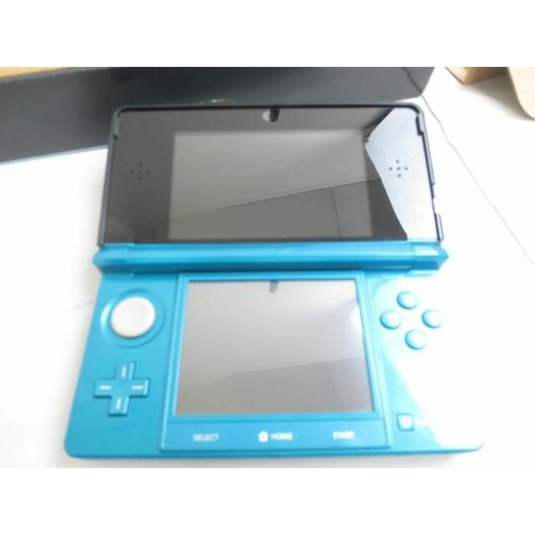 中古品 ゲーム ニンテンドー3DS 本体 CTR-001 アクアブルー 動作品 箱 