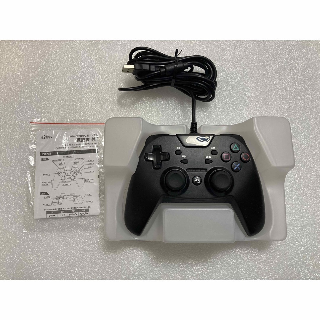 PlayStation4(プレイステーション4)のコントローラー　PS4 PS3 PC用 エンタメ/ホビーのゲームソフト/ゲーム機本体(その他)の商品写真