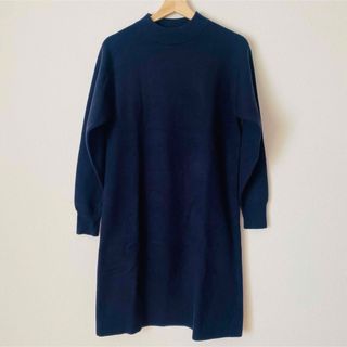 UNIQLO - 新品 ユニクロ クレープタックワンピース（ノースリーブ