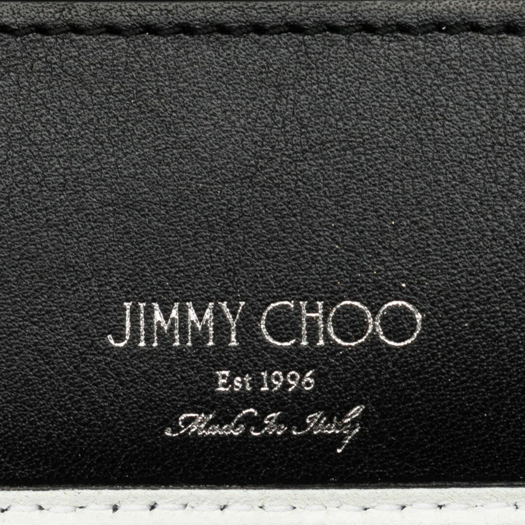 JIMMY CHOO(ジミーチュウ)の美品 ジミーチュウ スター スタッズ 二つ折り財布 レザー レディース JIMMY CHOO 【1-0143361】 レディースのファッション小物(財布)の商品写真