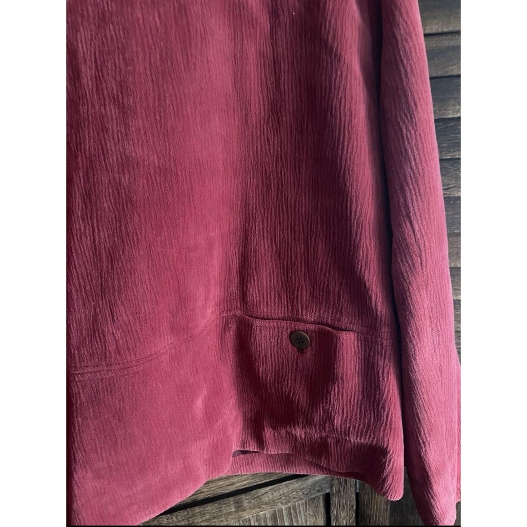 赤のお洒落な暖かいジャケット　size9号 レディースのジャケット/アウター(テーラードジャケット)の商品写真