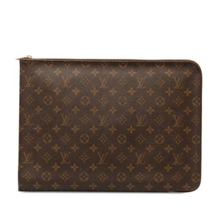 LOUIS VUITTON - ルイ ヴィトン モノグラム ポッシュ ドキュマン クラッチバッグ ブリーフケース M53456 PVC メンズ LOUIS VUITTON 【222-43608】