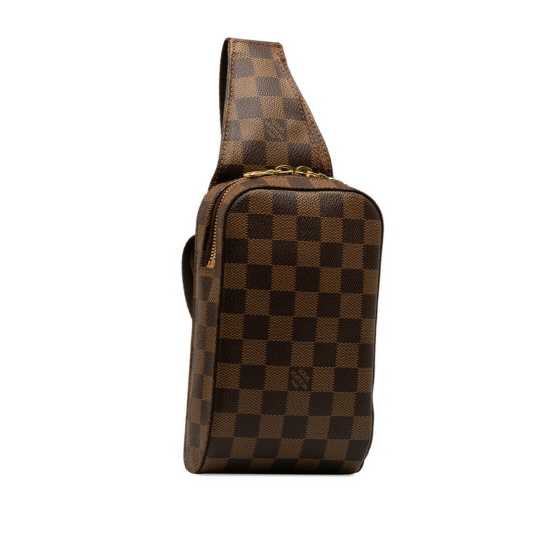 LOUIS VUITTON(ルイヴィトン)のルイ ヴィトン ダミエ エベヌ ジェロニモス ボディバッグ N51994 PVC レディース LOUIS VUITTON 【222-43652】 レディースのバッグ(ボディバッグ/ウエストポーチ)の商品写真