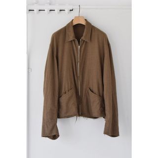 COMOLI - COMOLI / KHAKI 縮絨ウール ジップショートジャケット 新品未使用品