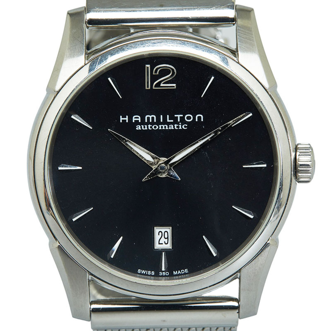 Hamilton(ハミルトン)の美品 ハミルトン ジャズマスター 腕時計 H385150 自動巻き ブラック文字盤 ステンレススチール メンズ HAMILTON 【214-43867】 メンズの時計(腕時計(アナログ))の商品写真