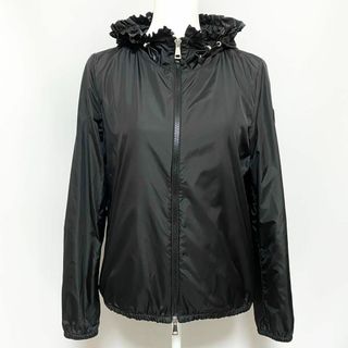 モンクレール(MONCLER)のMONCLER / PHARILLONS ナイロンジャケット フリル ブラック(ナイロンジャケット)