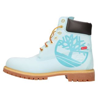 シュプリーム(Supreme)のSUPREME シュプリーム 20AW×Timberland Big Logo 6 Inch Premium Waterproof Boot ティンバーランド ビッグロゴ 6インチ プレミアム レースアップ ブーツ ライトブルー TB0A2MTDBW1(ブーツ)