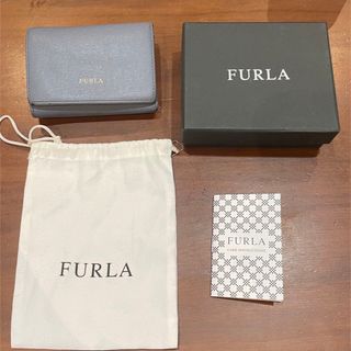 フルラ(Furla)のフルラ　バビロン　三つ折り財布　ブルー(財布)