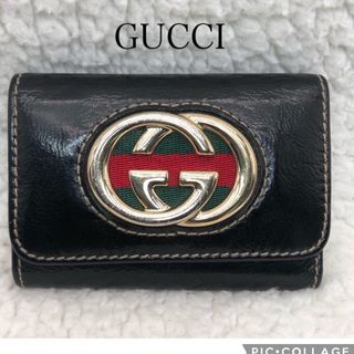 Gucci - GUCCI 6連キーケース ハチ 蜂 BEE ゴールド金具 レザー Gucci - GUCCI 6連キーケース ハチ 蜂 BEE ゴールド金具 レザー