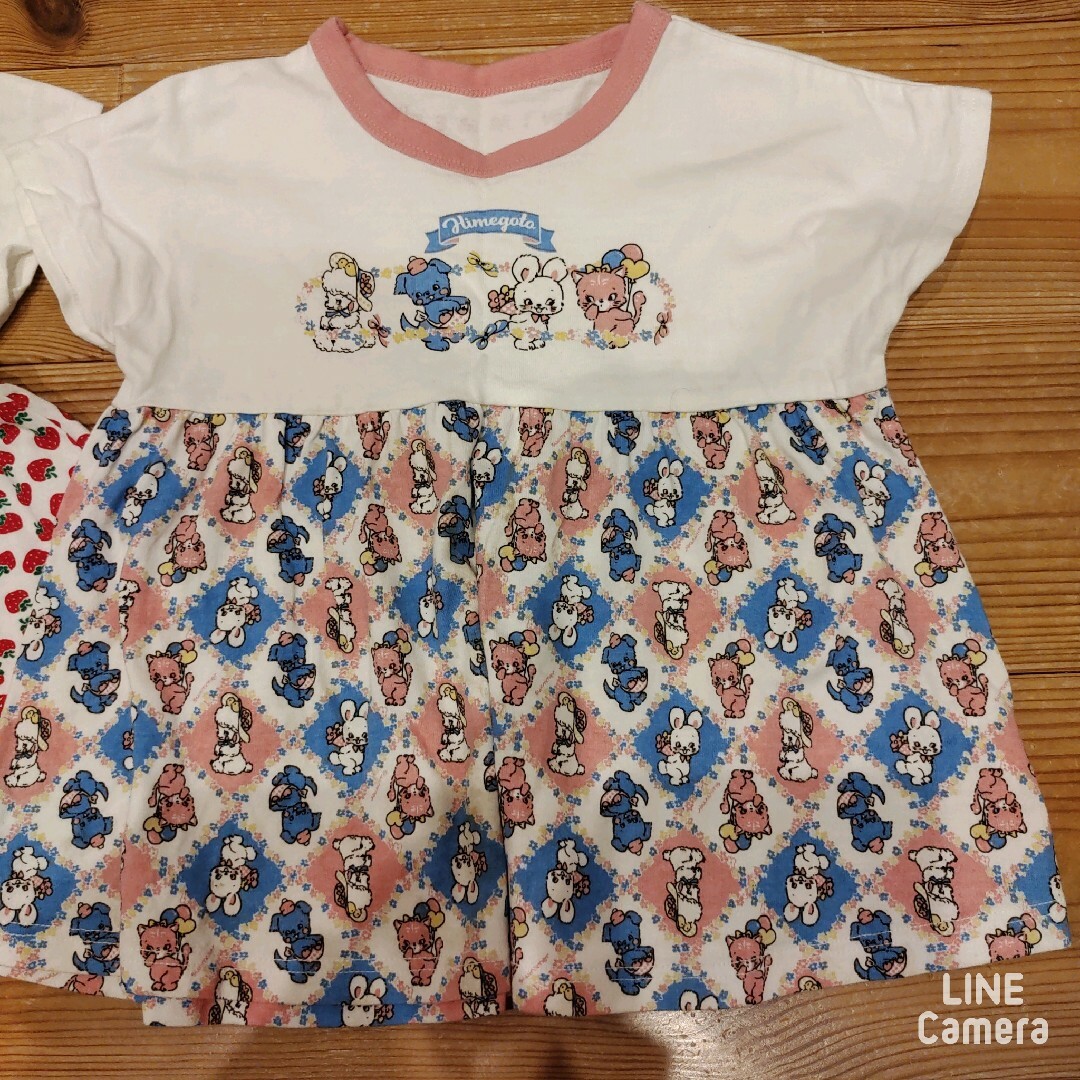 ベルメゾン(ベルメゾン)のSWIMMER❤️Tシャツ３枚セット キッズ/ベビー/マタニティのキッズ服女の子用(90cm~)(Tシャツ/カットソー)の商品写真