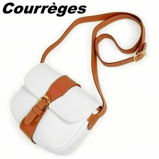 クレージュ(Courreges)のクレージュ ショルダーバッグ カメラバッグ ミニショルダー クロスボディ 白(ショルダーバッグ)