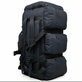 大容量バッグ 100ℓバッグ キャンプバッグ用品 アウトドア リュック大きめ 黒(バッグパック/リュック)