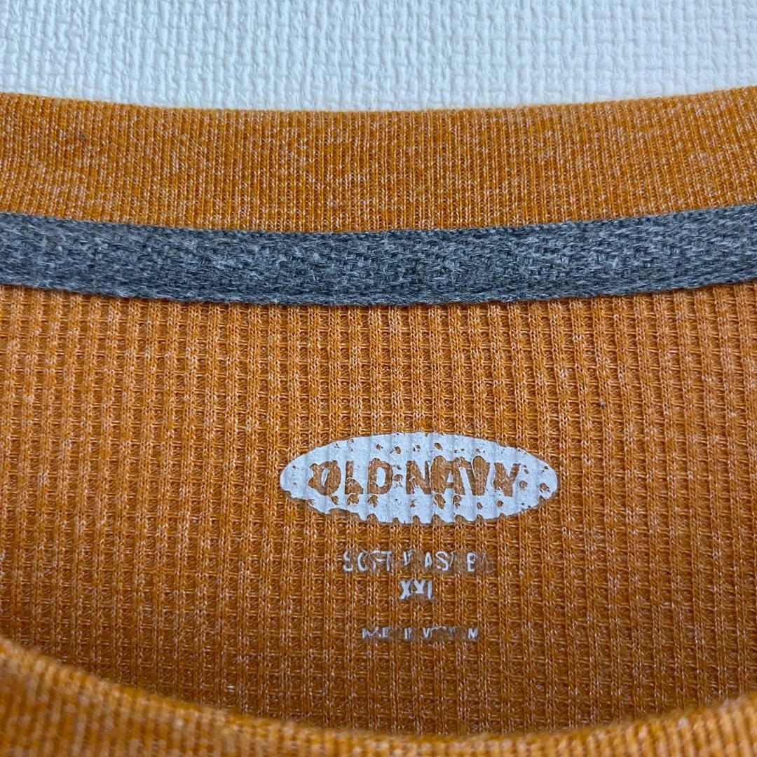 Old Navy(オールドネイビー)のアメリカ古着 オールドネイビー　サーマルカットソー　長袖　Tシャツ　ロンT メンズのトップス(Tシャツ/カットソー(七分/長袖))の商品写真