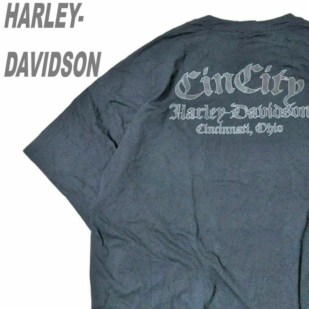 Harley Davidson - ハーレーダビッドソン Tシャツ 3XL ブラック 黒