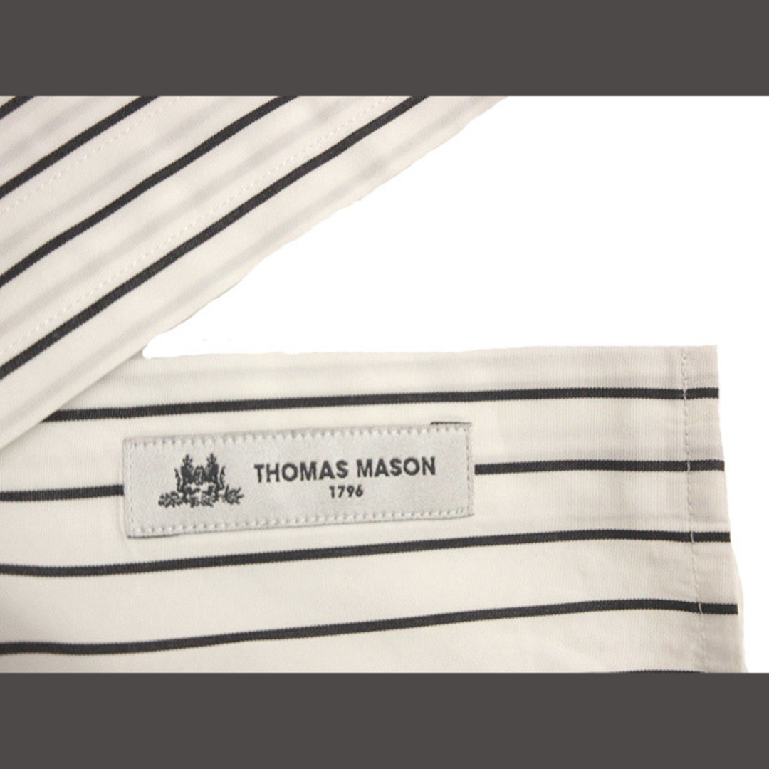 Paul Smith(ポールスミス)のポールスミス THOMAS MASON マルチストライプドレスシャツ M 白 メンズのトップス(シャツ)の商品写真