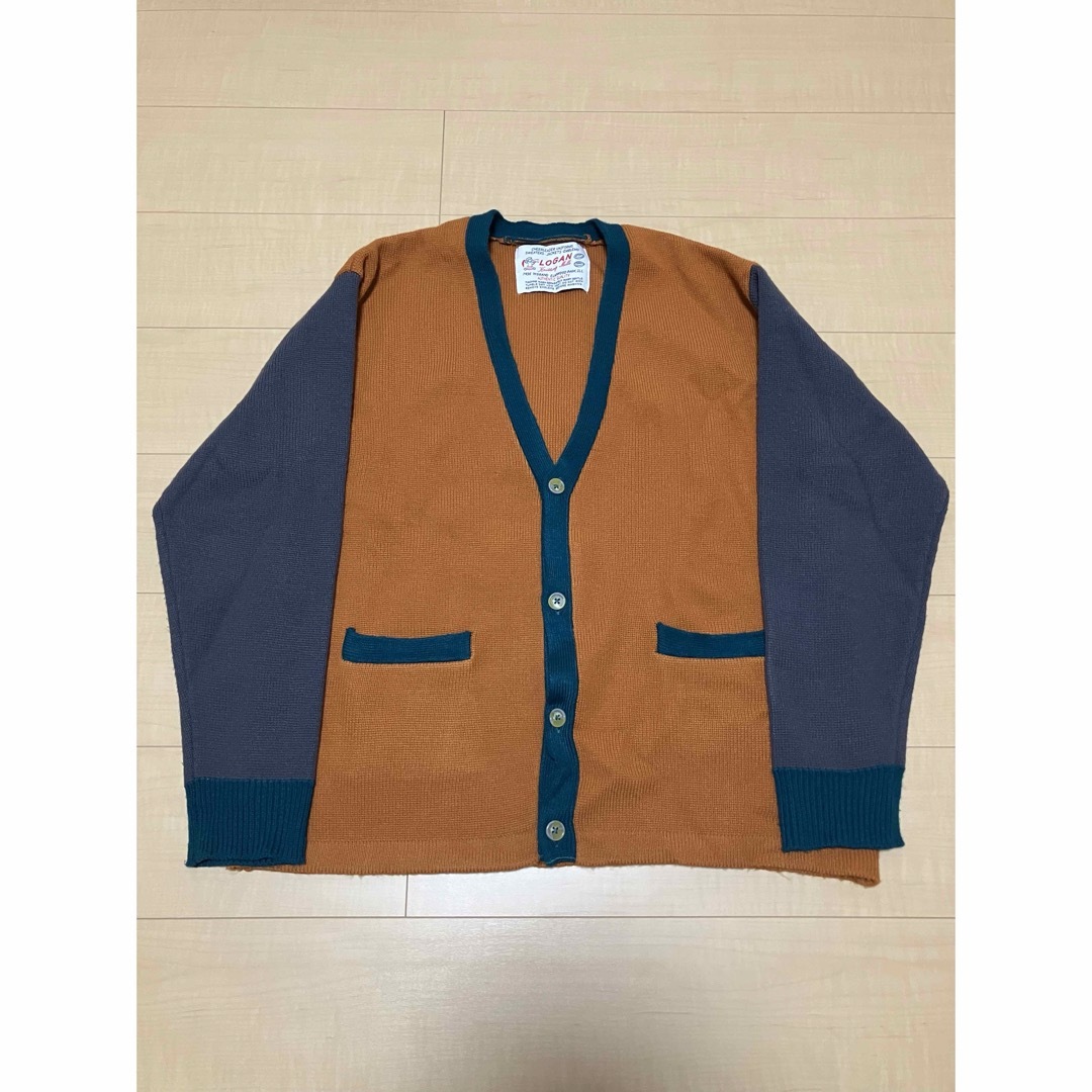 Adam et Rope'(アダムエロぺ)のadam et rope' logan Color Block Cardigan メンズのトップス(カーディガン)の商品写真