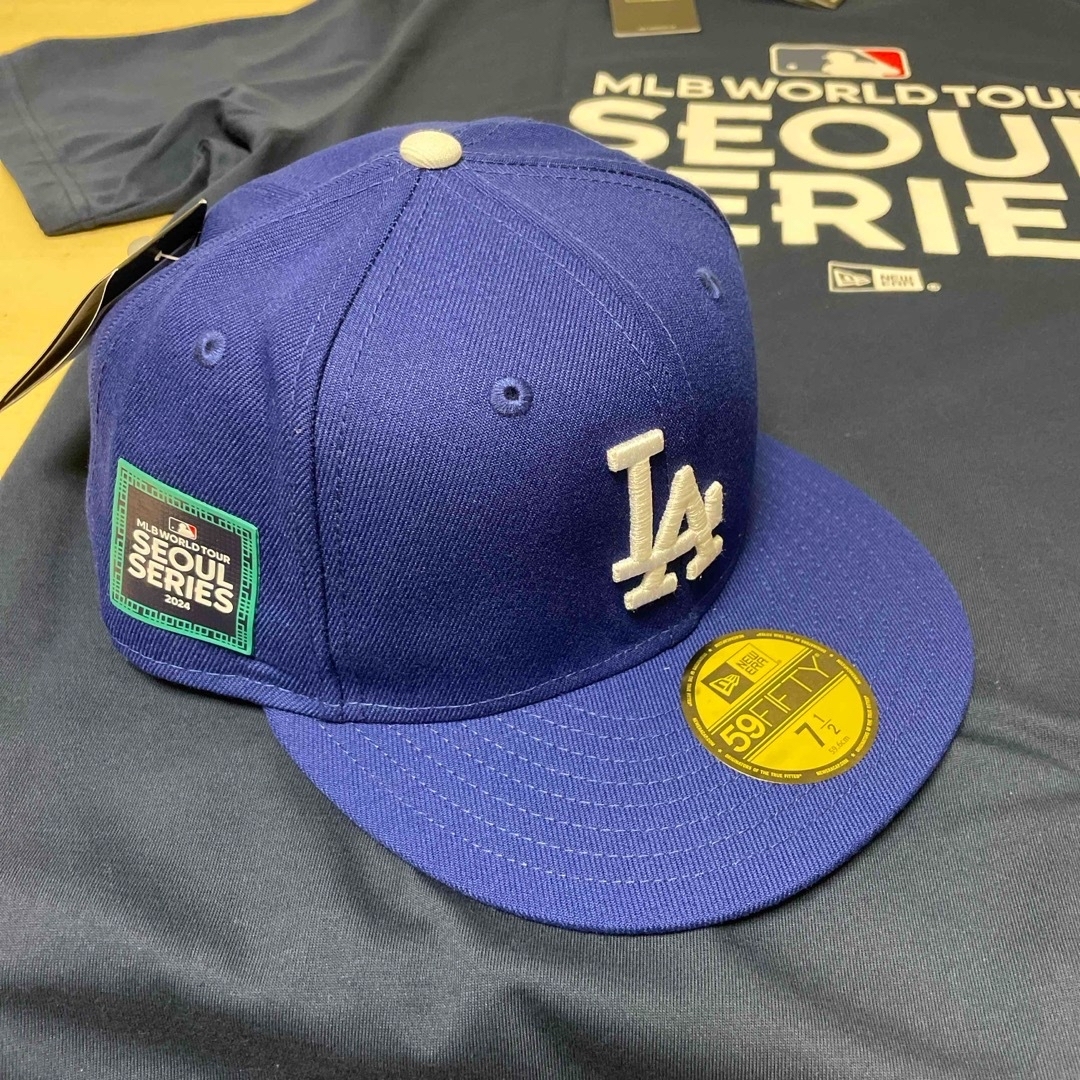 NEW ERA(ニューエラー)のNEW ERA&MLB限定品 SEOUL SERIES Tシャツ&Capセット メンズの帽子(キャップ)の商品写真