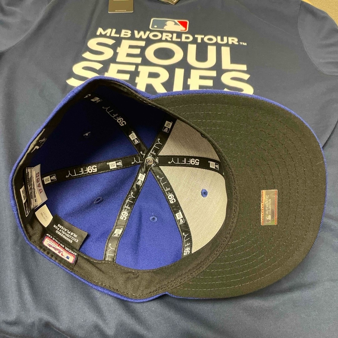 NEW ERA(ニューエラー)のNEW ERA&MLB限定品 SEOUL SERIES Tシャツ&Capセット メンズの帽子(キャップ)の商品写真
