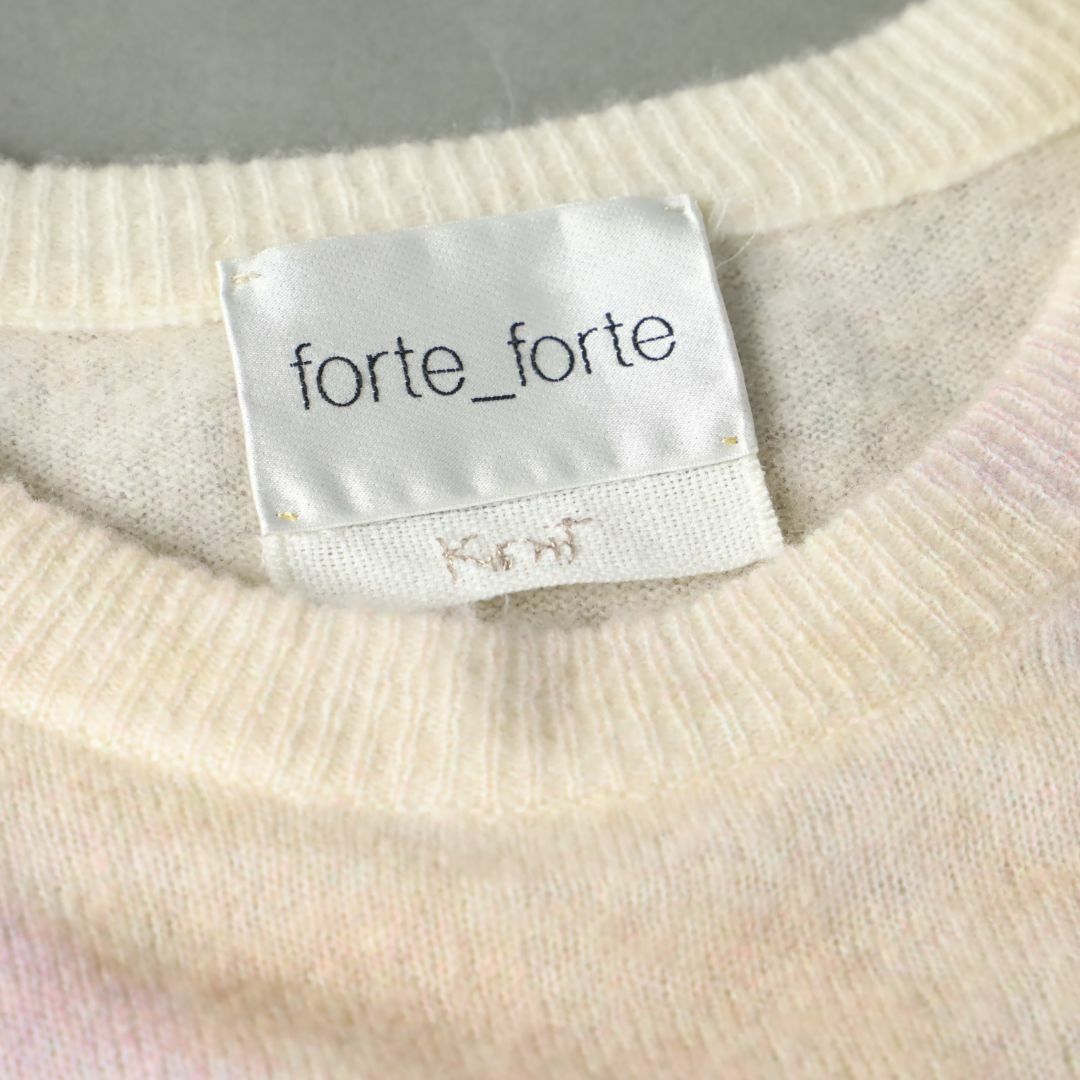 forte_forte(フォルテフォルテ)の600 新品 フォルテフォルテ クルーネック ニット ウール セーター 0 レディースのトップス(ニット/セーター)の商品写真