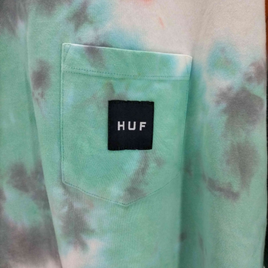 HUF(ハフ)のHUF(ハフ) TIE DYE BOX LOGO POCKET TEE メンズ メンズのトップス(Tシャツ/カットソー(半袖/袖なし))の商品写真