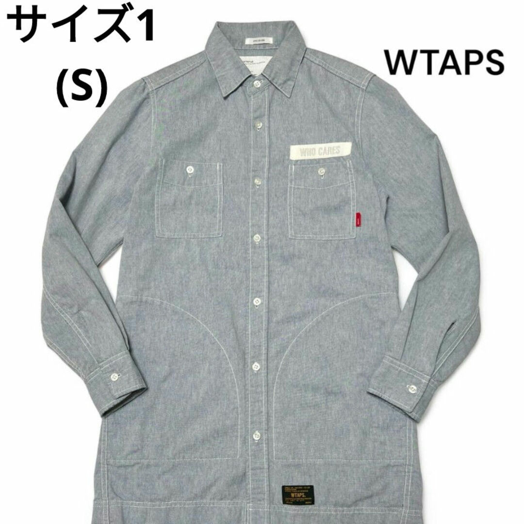 W)taps(ダブルタップス)の214【激レア】　11SS WTAPS ロング デニム 長袖 シャツ コットン メンズのトップス(シャツ)の商品写真