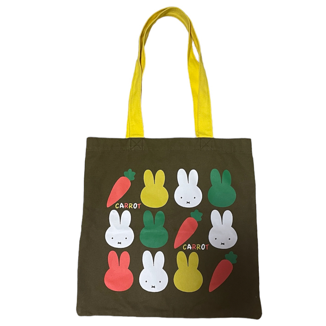 miffy(ミッフィー)のミッフィー トートバッグ キャロットシリーズ 茶色 ブラウン レディースのバッグ(トートバッグ)の商品写真