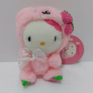 サンリオ(サンリオ)のレア　サンリオ　Sanrio　ハローキティ　キティ　苺　いちご　クマ　マスコット(ぬいぐるみ)