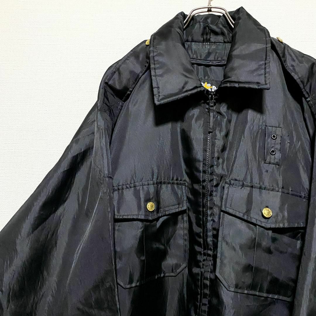 VINTAGE(ヴィンテージ)のアメリカ古着　セキュリティジャケット　ナイロンジャケット　Lサイズ　P466 メンズのジャケット/アウター(ナイロンジャケット)の商品写真