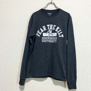 チャンピオン(Champion)のアメリカ古着　長袖　Tシャツ　ロンT　エディンボロ大学 カレッジ P481(Tシャツ/カットソー(七分/長袖))