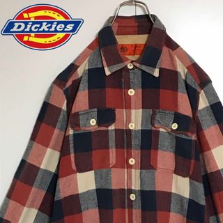 ディッキーズ(Dickies)の【最高の色落ち】ディッキーズ　長袖チェックシャツ　人気Lサイズ　K677(シャツ/ブラウス(長袖/七分))