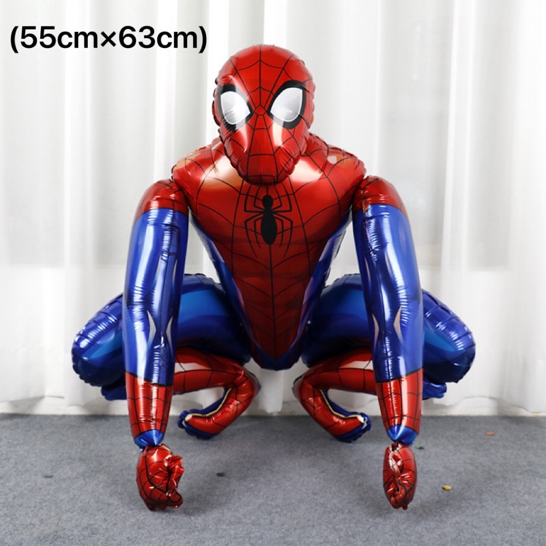 新品　スパイダーマン　3Dバルーン 誕生日 パーティーグッズ　巨大風船　匿名配送 ハンドメイドのパーティー(その他)の商品写真