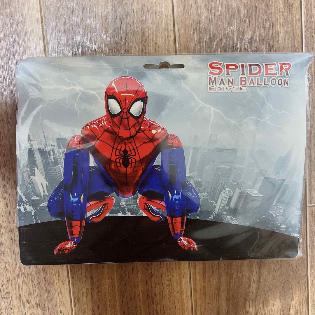 新品　スパイダーマン　3Dバルーン 誕生日 パーティーグッズ　巨大風船　匿名配送 ハンドメイドのパーティー(その他)の商品写真