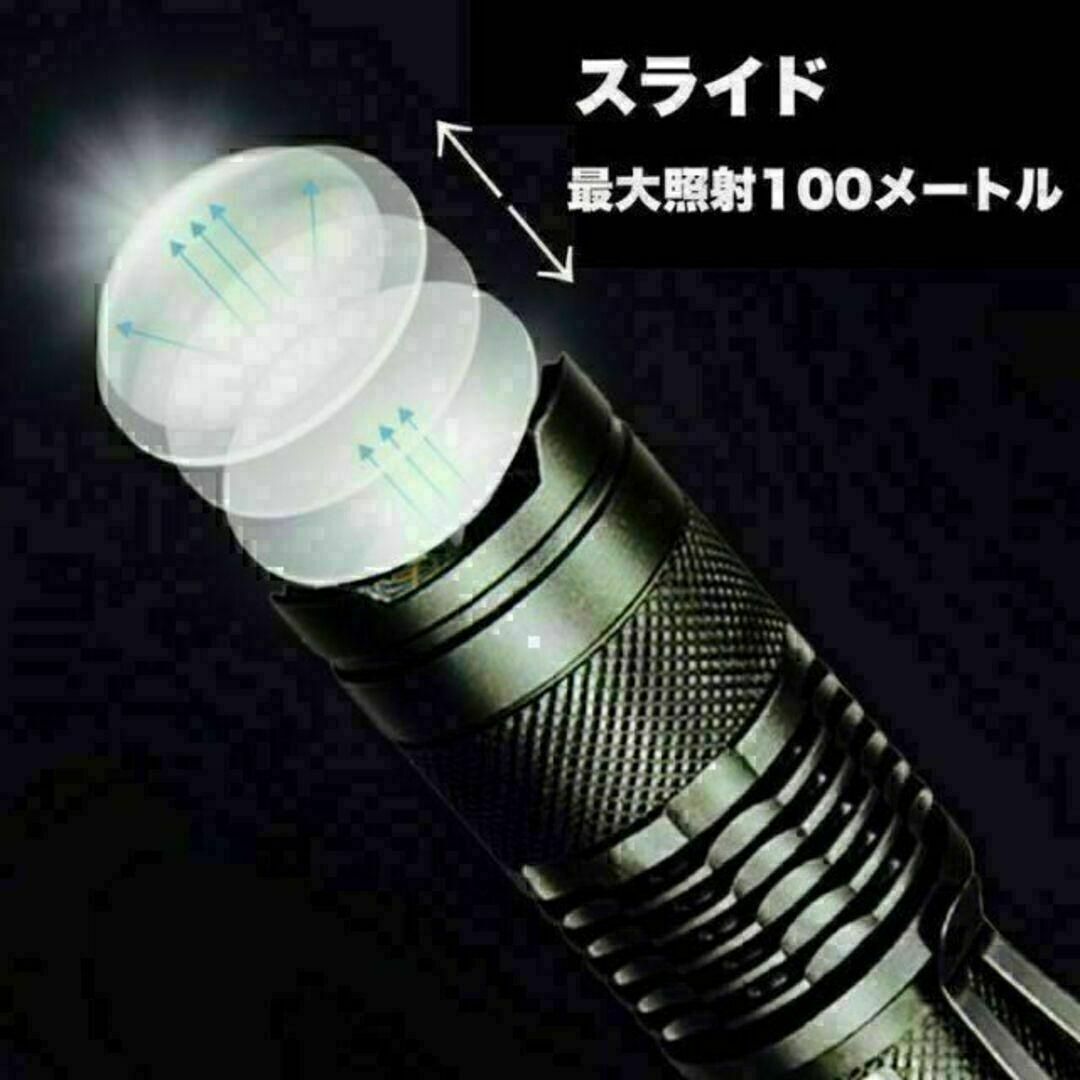 ☆とにかく明るい☆ハンディLEDライト　LEDランタン　USB充電　懐中電灯 スポーツ/アウトドアのアウトドア(ライト/ランタン)の商品写真