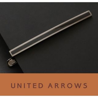 ユナイテッドアローズ(UNITED ARROWS)の4111◆ユナイテッドアローズ◆ネクタイピン◆ガンメタ×黒曜石◆タイピン～タイバ(ネクタイピン)