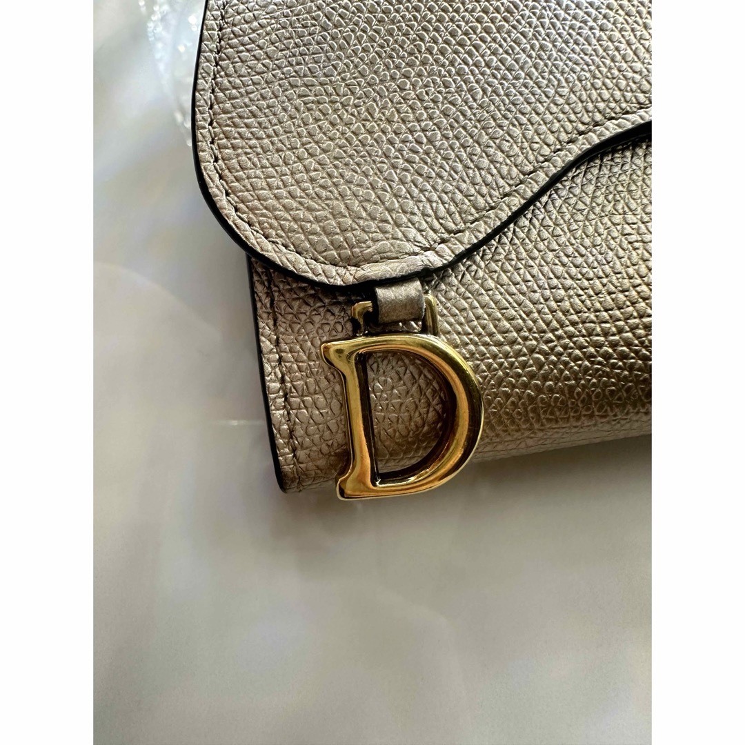 Dior(ディオール)のクリスチャンディオール　サドル　ロータスウォレット　三つ折り財布 レディースのファッション小物(財布)の商品写真