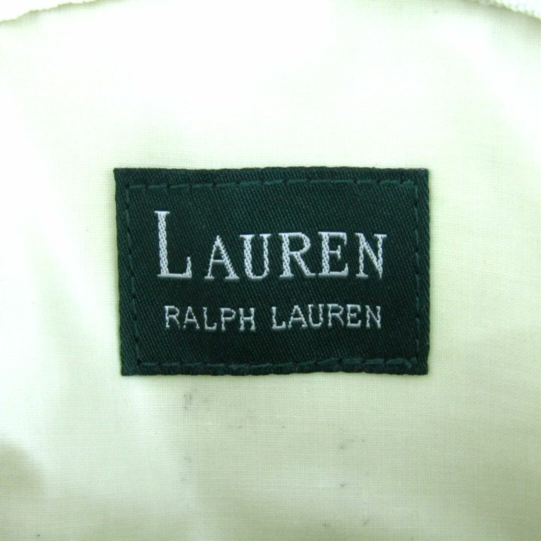 Ralph Lauren(ラルフローレン)のローレン ラルフローレン ポーチ 総柄 モノグラム 小物入れ ブランド レディース グレー RALPH LAUREN レディースのファッション小物(ポーチ)の商品写真