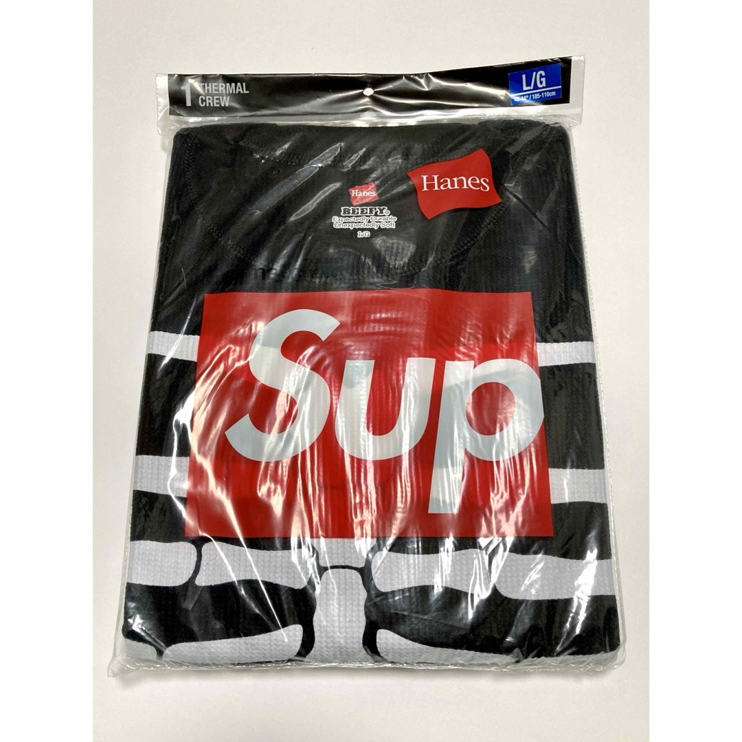 Supreme(シュプリーム)のSupreme Bones Thermal ブラック L サーマル 黒 ロンT メンズのトップス(Tシャツ/カットソー(七分/長袖))の商品写真