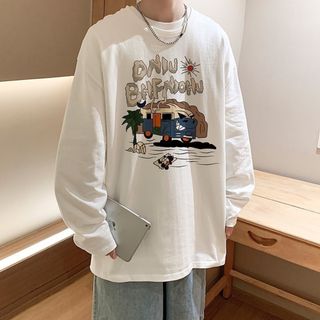 再入荷！アメリカ西海岸　レトロ　白　ロンＴ　メンズ