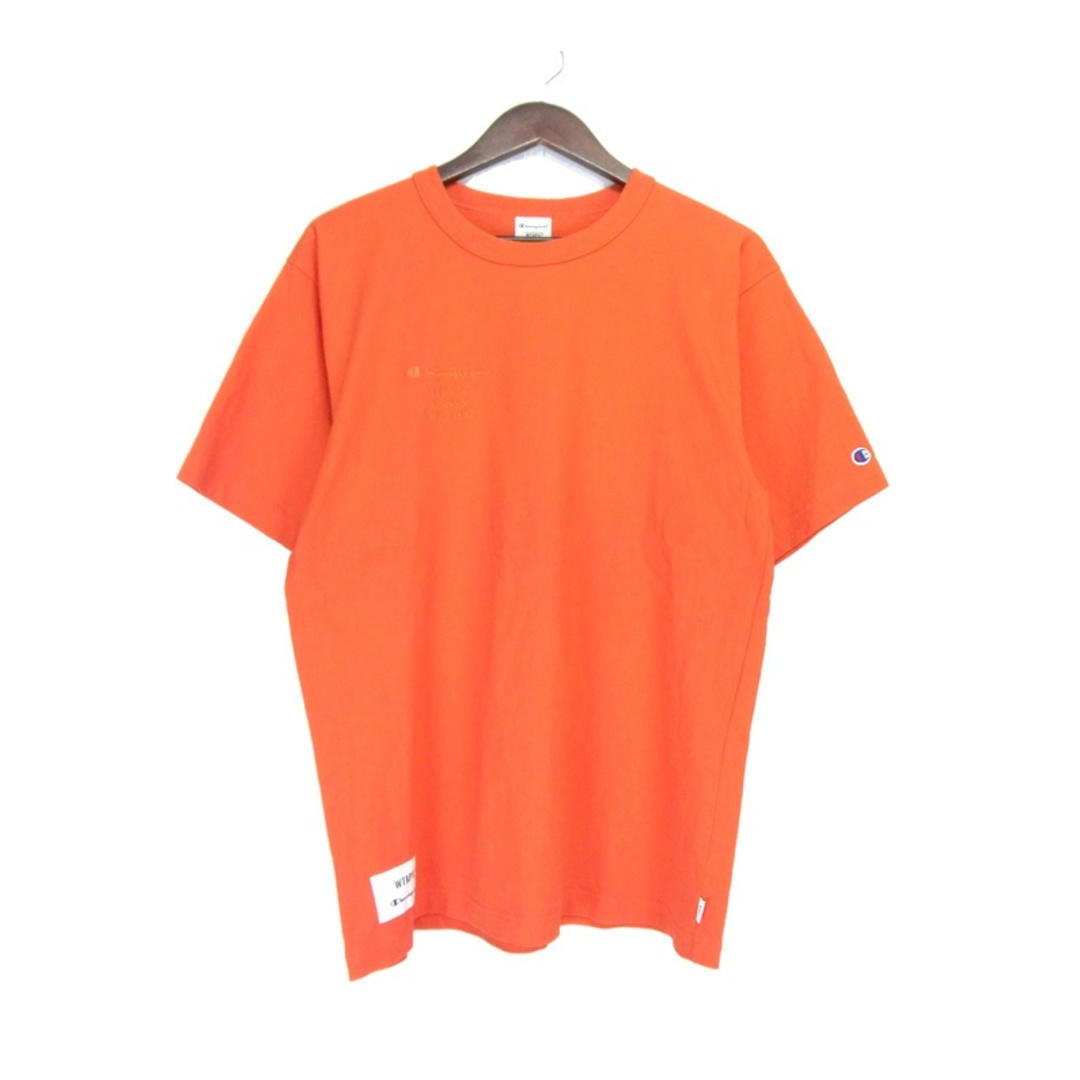 W)taps(ダブルタップス)のダブルタップス WTAPS × チャンピオン Champion ■ 24SS 【 Academy S/S T-Shirts 】 フロント ロゴ チャンピオン アカデミー 半袖 Tシャツ w18248 メンズのトップス(Tシャツ/カットソー(半袖/袖なし))の商品写真