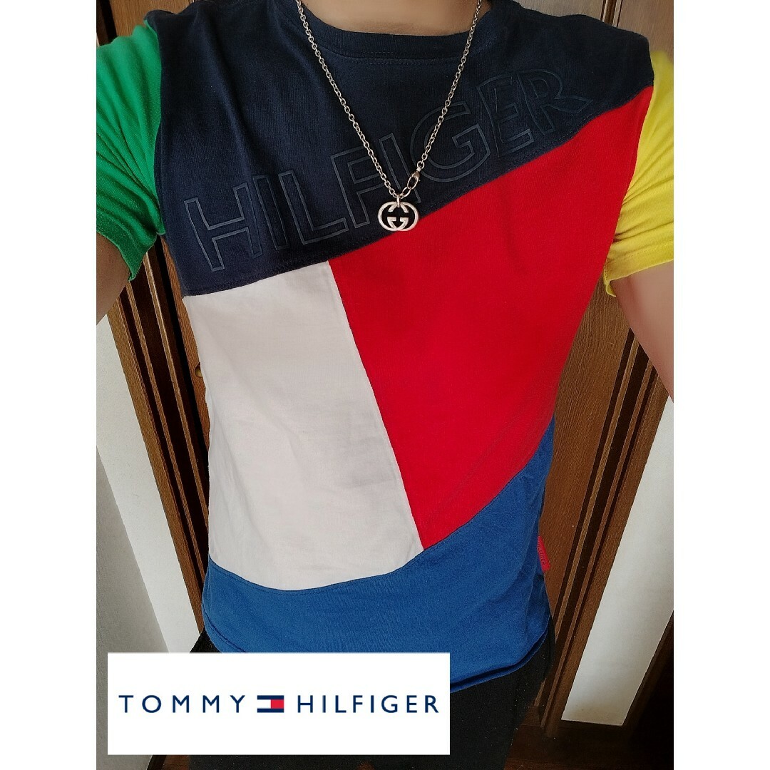 TOMMY HILFIGER(トミーヒルフィガー)のトミーヒルフィガー　マルチカラーTシャツ メンズのトップス(シャツ)の商品写真