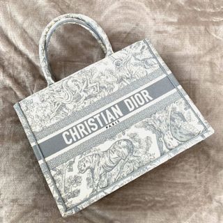 クリスチャンディオール(Christian Dior)のDIOR ディオールブックトート ミディアム トワルドゥジュイ(トートバッグ)