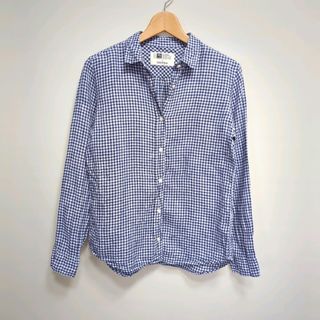 スピックアンドスパン(Spick & Span)の★Spick & Span BAIRD MCNUTT リネン チェック シャツ(シャツ/ブラウス(長袖/七分))