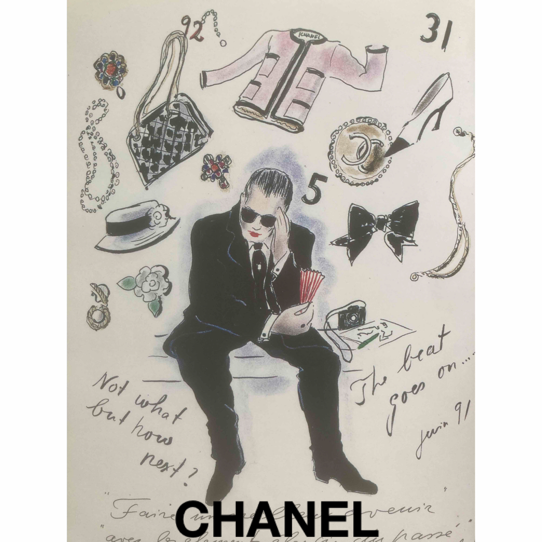 CHANEL(シャネル)のCHANEL  シャネル  ラッピングペーパー     包装紙 インテリア/住まい/日用品のオフィス用品(ラッピング/包装)の商品写真