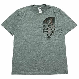 THE NORTH FACE - US規格 ノースフェイス 半袖Tシャツ グラフィックロゴ グレー v26