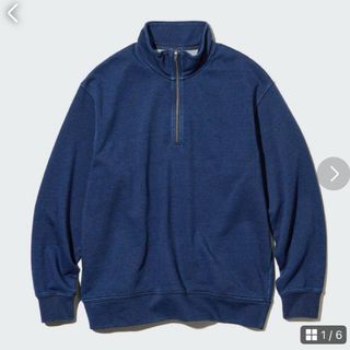 ユニクロ(UNIQLO)のUNIQLO ユニクロ　メンズ　レディース　スウェット　トレーナー　デニム　春(スウェット)