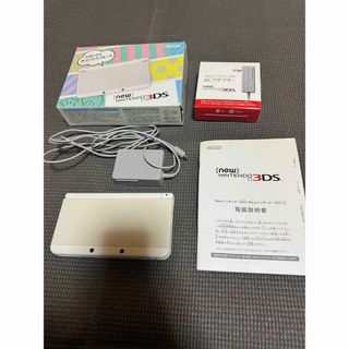 ニンテンドー3DS(ニンテンドー3DS)の【美品】new Nintendo3DS ホワイト ACアダプター付(携帯用ゲーム機本体)