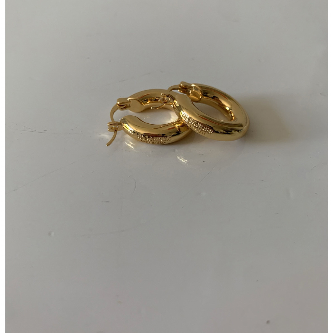 Jil Sander(ジルサンダー)のJIL SANDER 　ゴールド フープピアス レディースのアクセサリー(ピアス)の商品写真