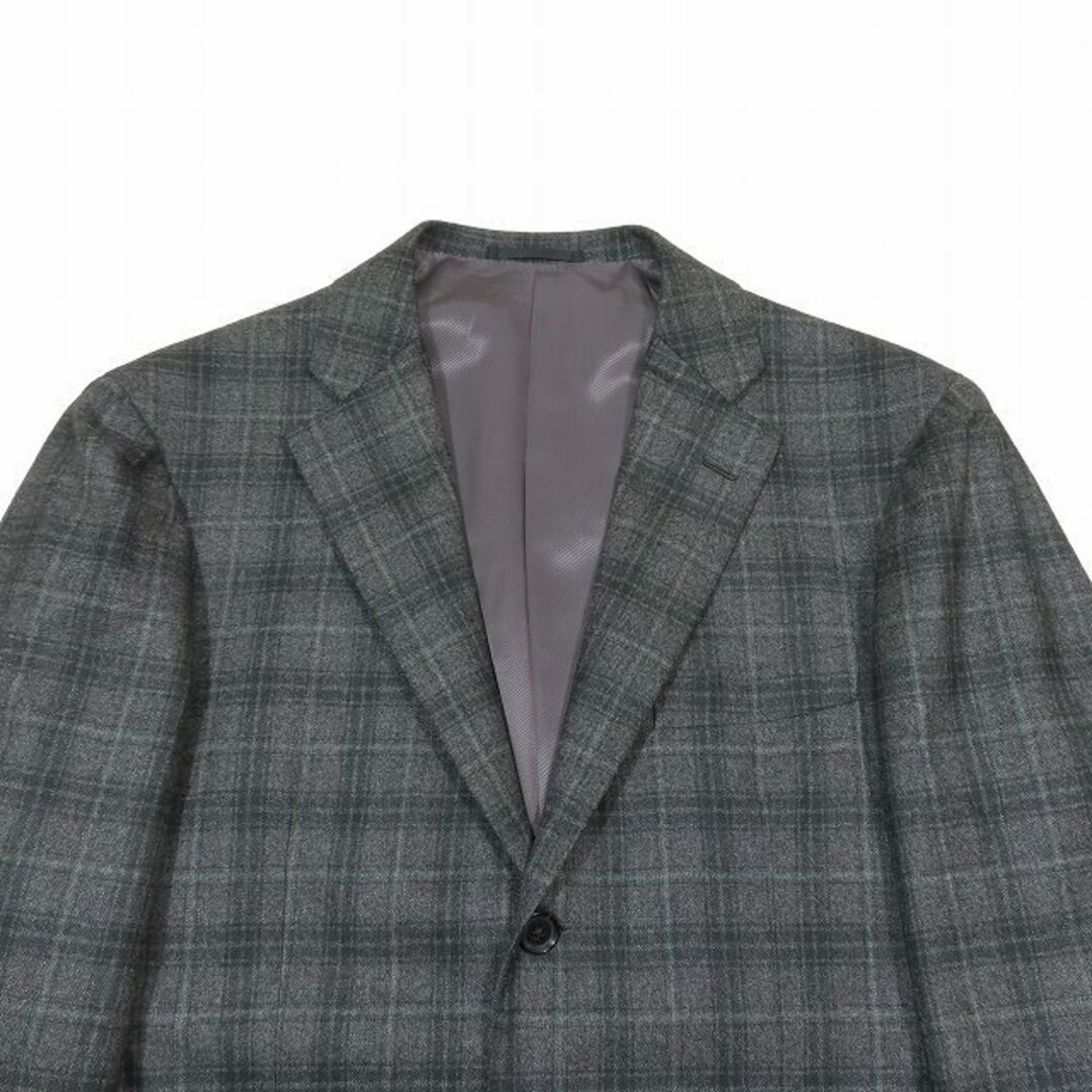 SHIPS(シップス)の美品 SHIPS Loro Piana チェック テーラージャケット ブレザー メンズのジャケット/アウター(テーラードジャケット)の商品写真