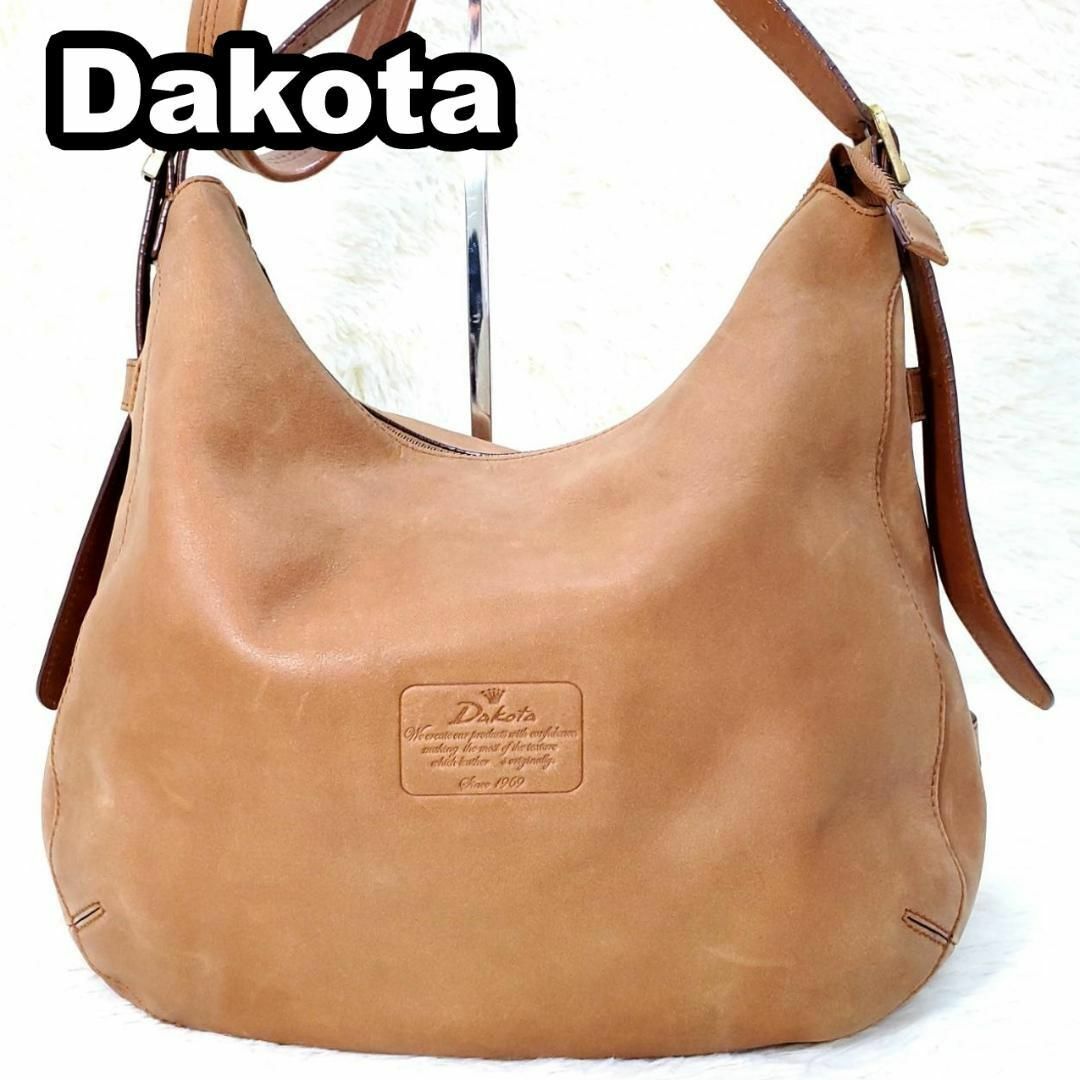 Dakota(ダコタ)のダコタ　オールレザー　本革　ショップバッグ　ブラウン レディースのバッグ(トートバッグ)の商品写真