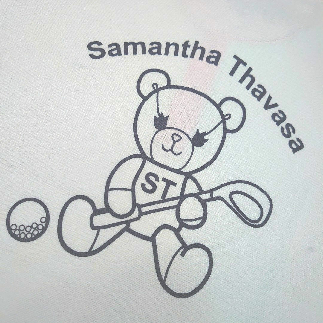 Samantha Thavasa(サマンサタバサ)のサマンサタバサ ポロシャツ S キャラクター バックプリント レディースのトップス(ポロシャツ)の商品写真